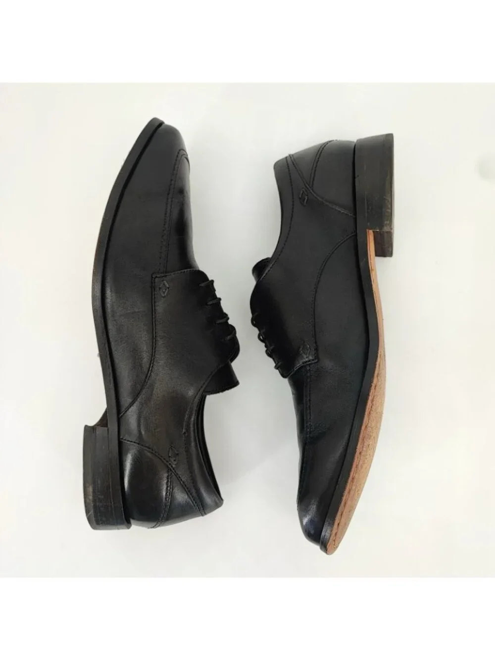 Cole Haan Men's Size 11.5 D Dress Shoes Black Leather Sole Luxury Oxford 18359